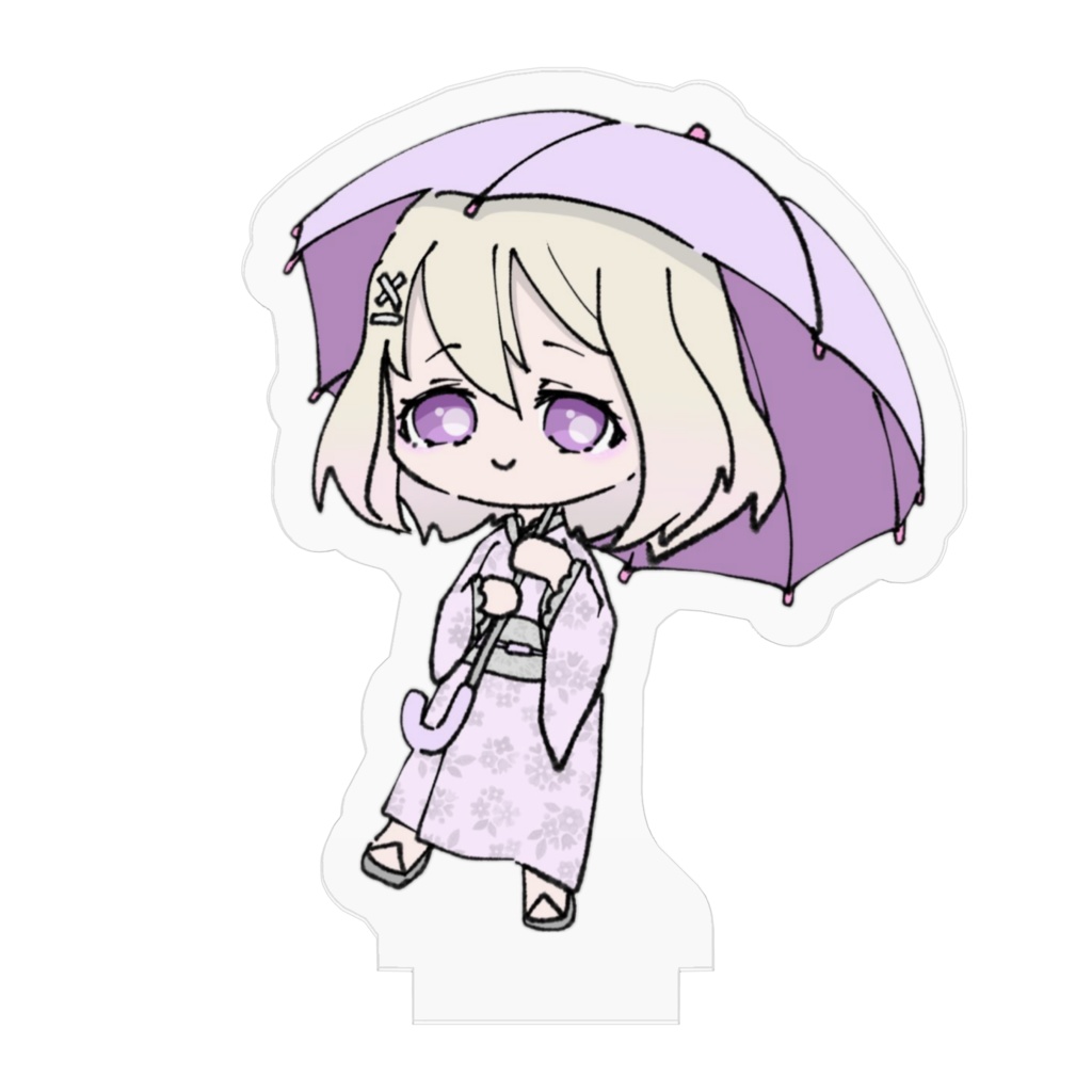 紫桜みあ(浴衣ver 5cm)アクリルスタンド