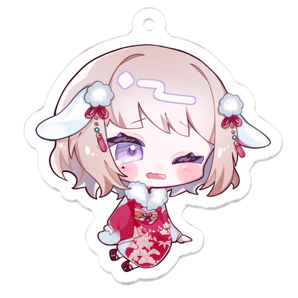 紫桜みあ(お正月ver) アクリルキーホルダー
