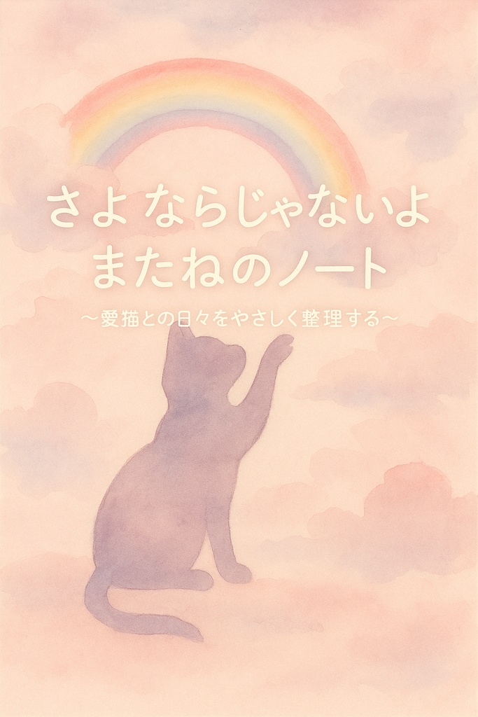 【ペットロス軽度ケア】さよならじゃないよ、またねのノート〜愛猫との日々をやさしく整理する〜【PDF版】