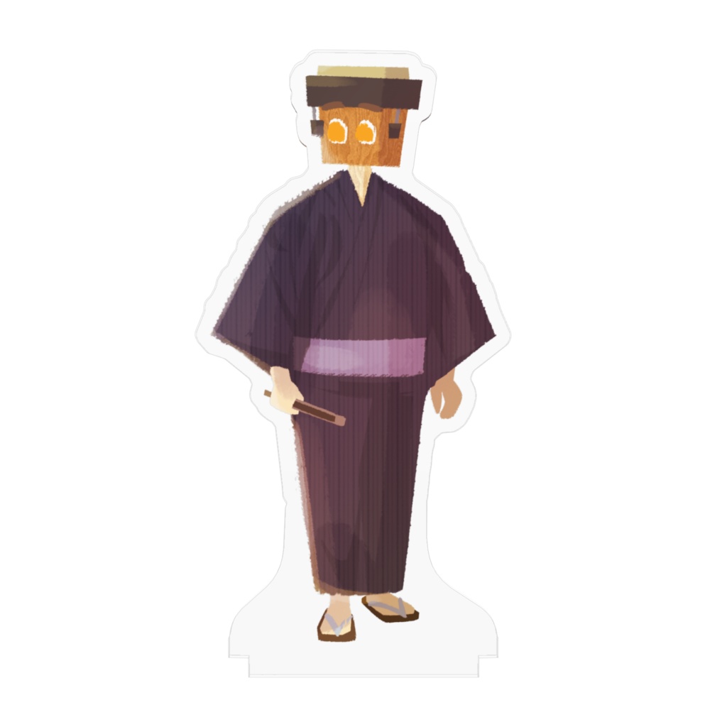 割れたボンゴアクリルフィギュア 夏