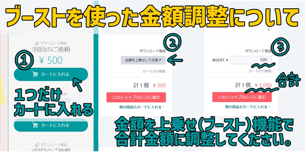 ペアマウスカーソルコミッション