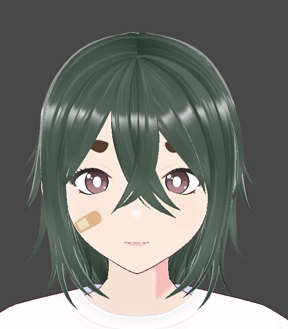 sage green hair texture