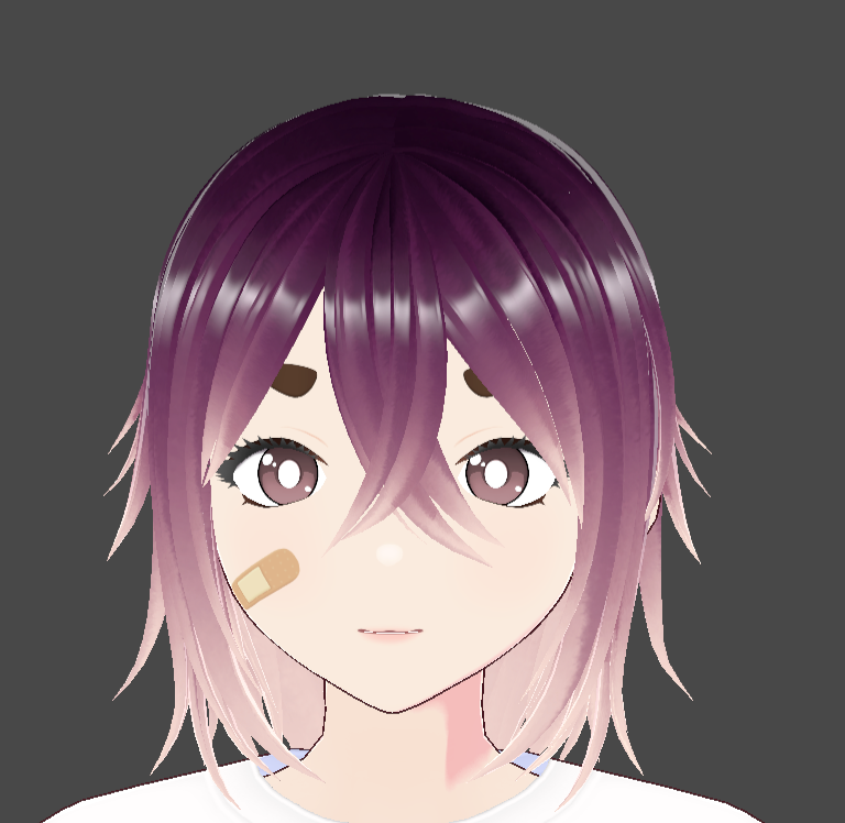 purple to bright cream