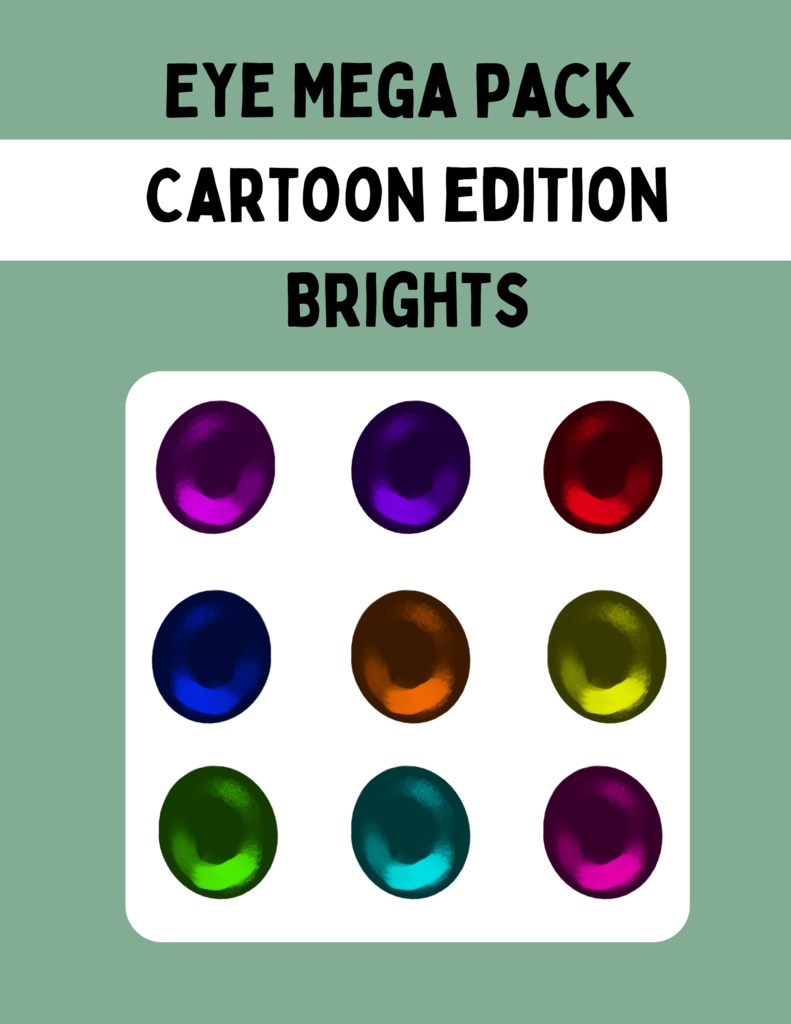 MEGA eye color pack Bright edition