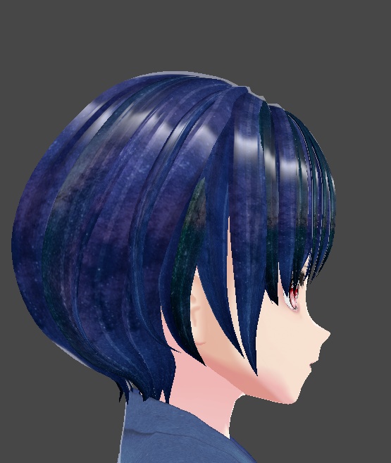 space themed hair texture