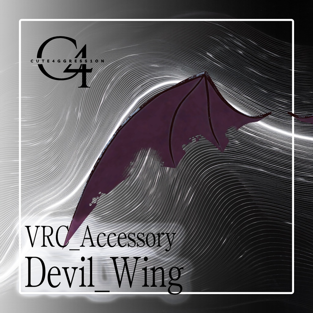 【無料】Devil_Wing【VRCAccessory】