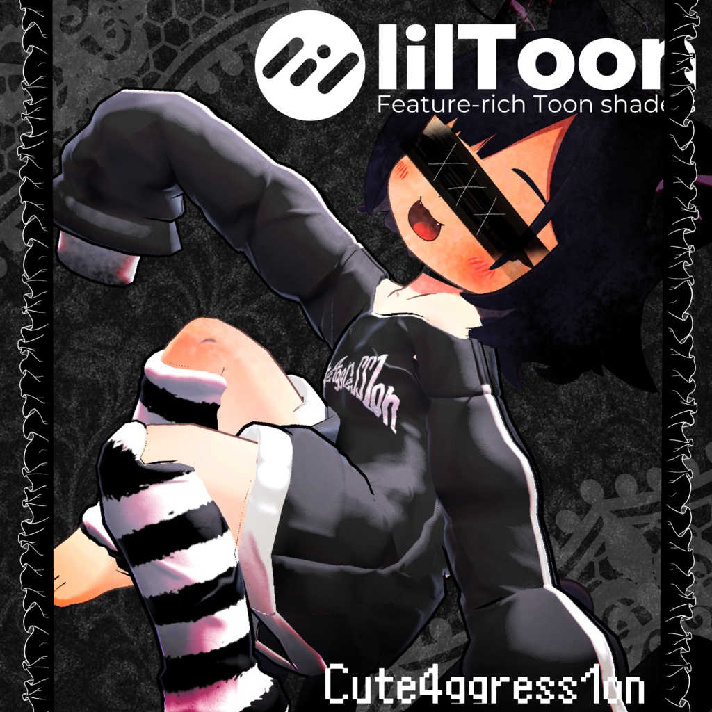 【えも研素体/まめふれんず】SabukaruParka【VRC想定】