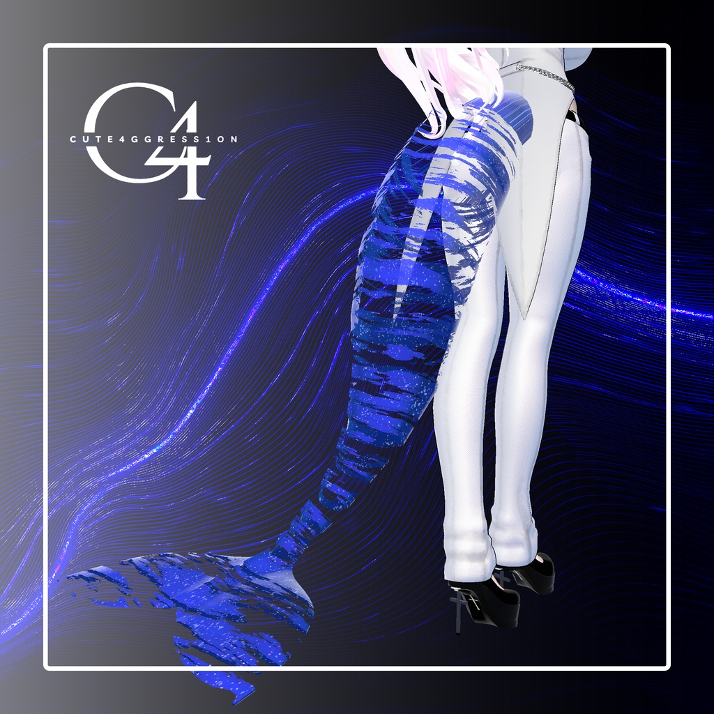 【MA対応アクセサリー】星鯨の尾【VRC想定】