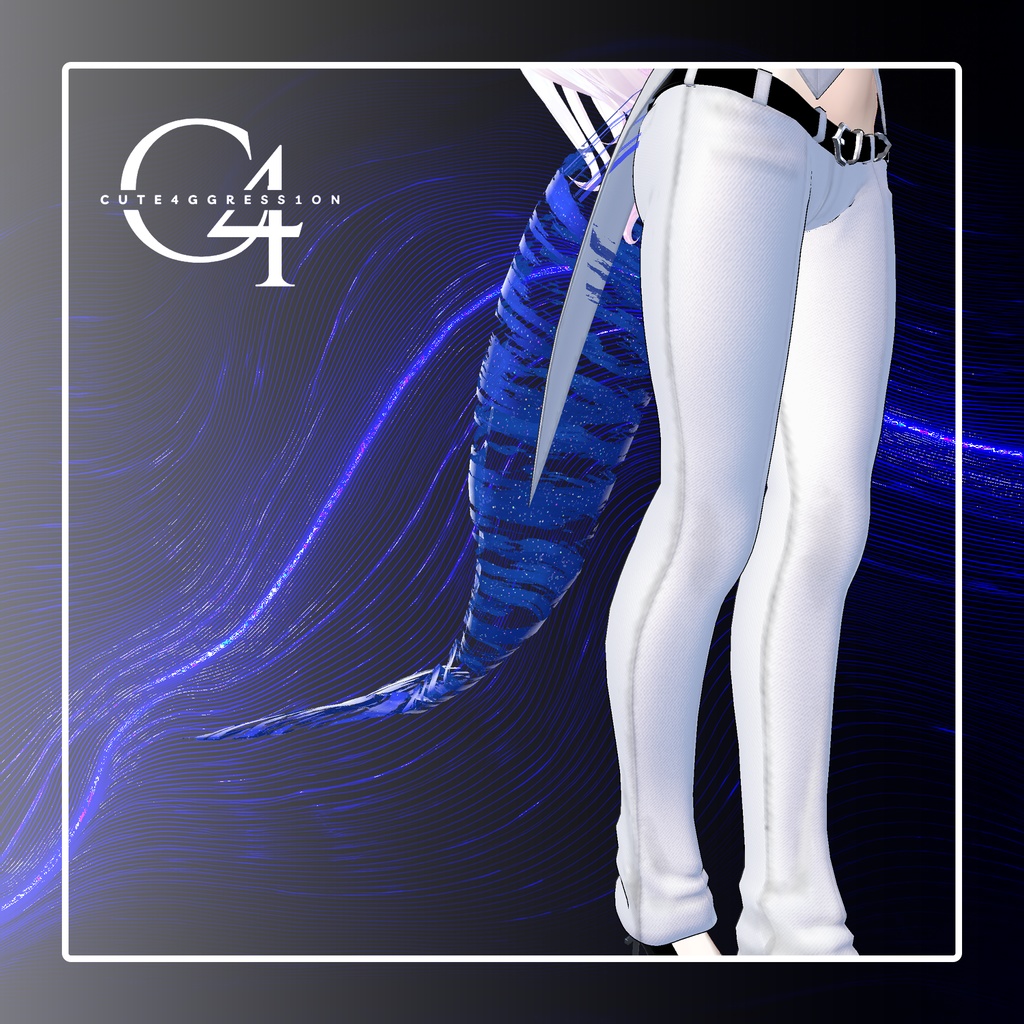 【MA対応アクセサリー】星鯨の尾【VRC想定】