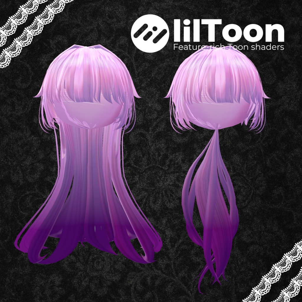 【2日間無料】2Way_PonyTail【VRC-Hair】