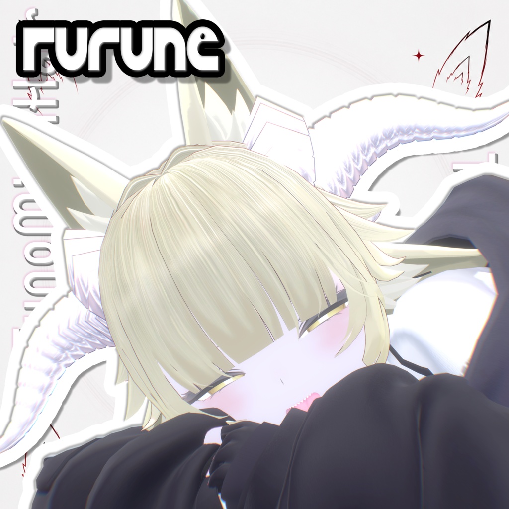【発売記念セール中🎁】つのとみみのヘアー【VRCHair/VRC髪型】