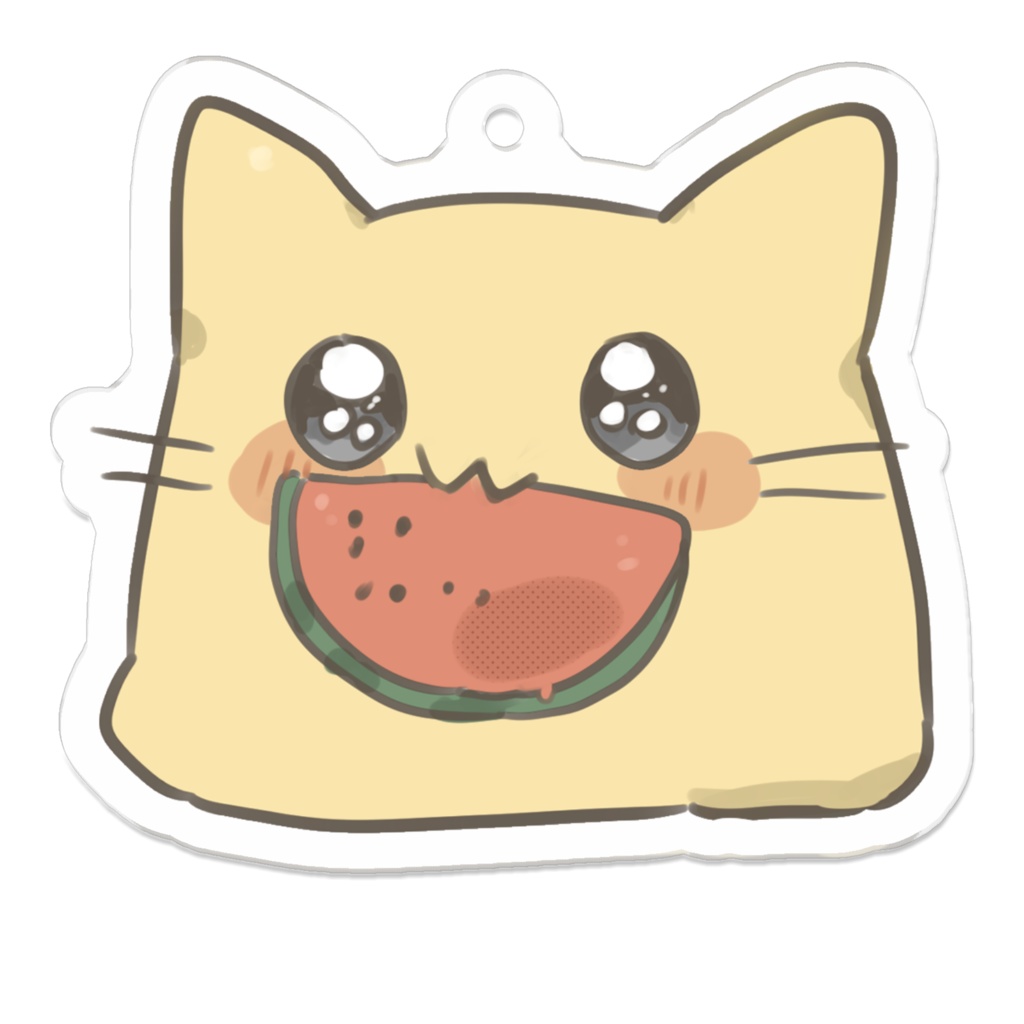 Blobcatアクリルキーホルダー