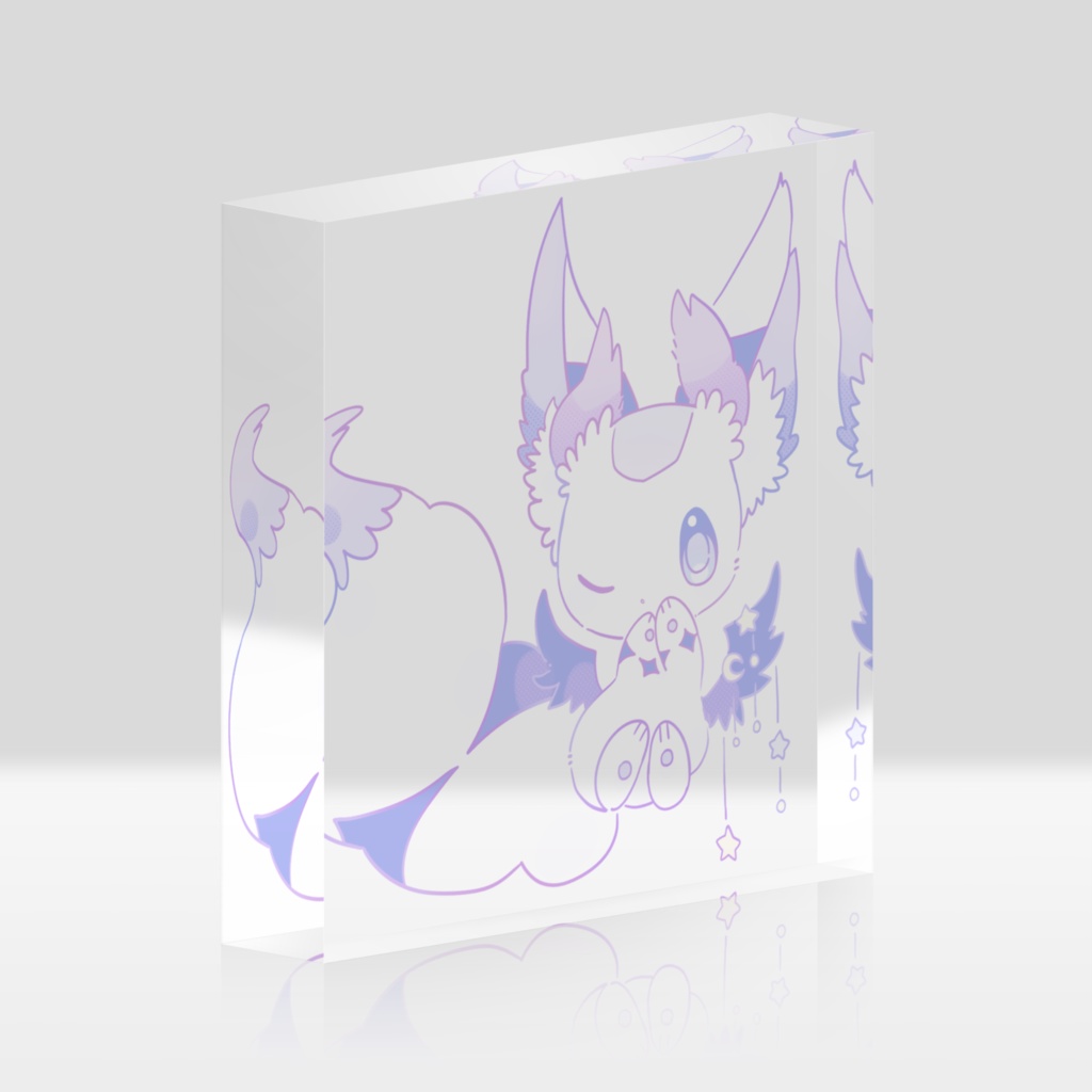 ラズチャンアクリルブロック