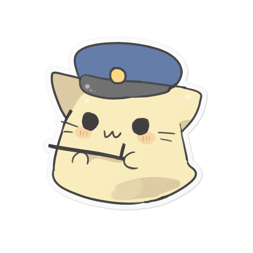 つよそうBlobcatステッカー