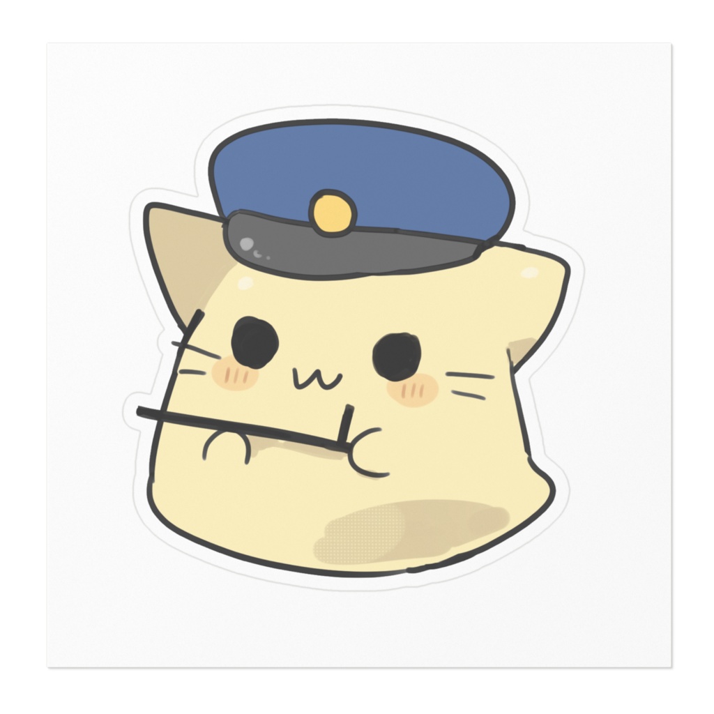 つよそうBlobcatステッカー