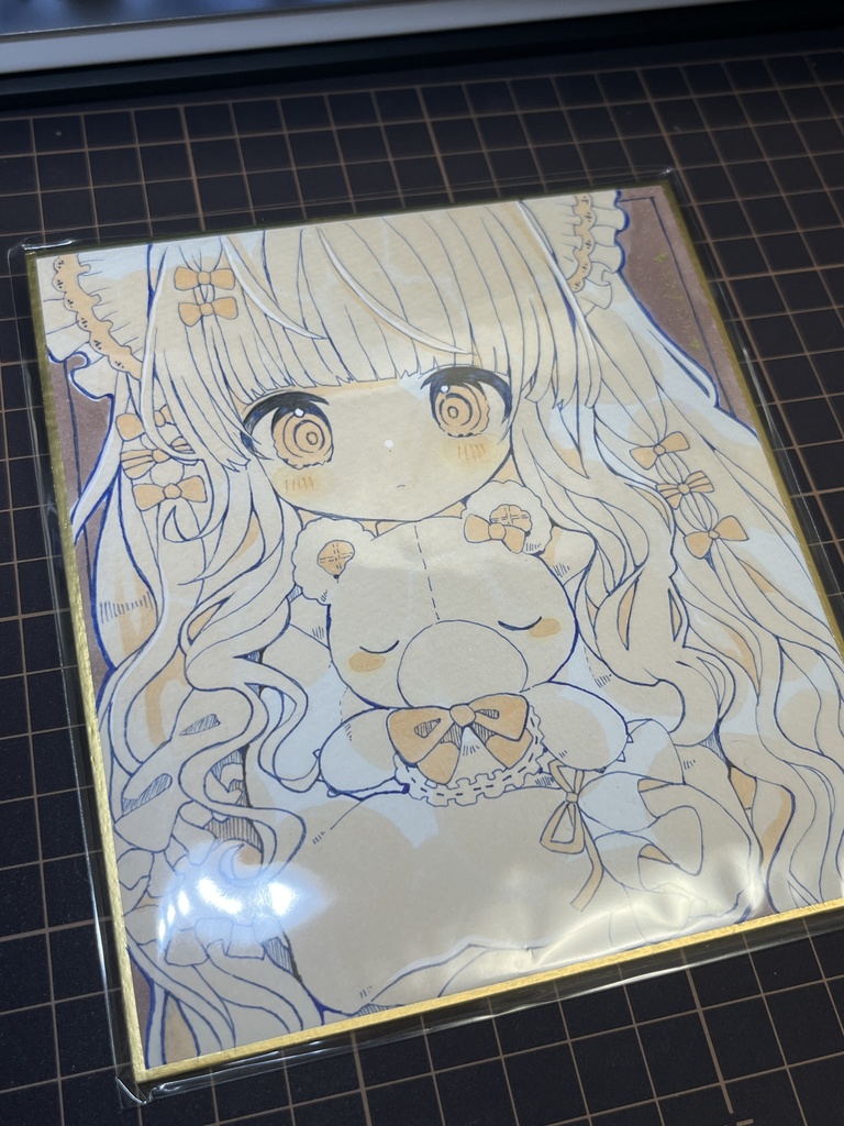 オリジナルちゃんミニ色紙