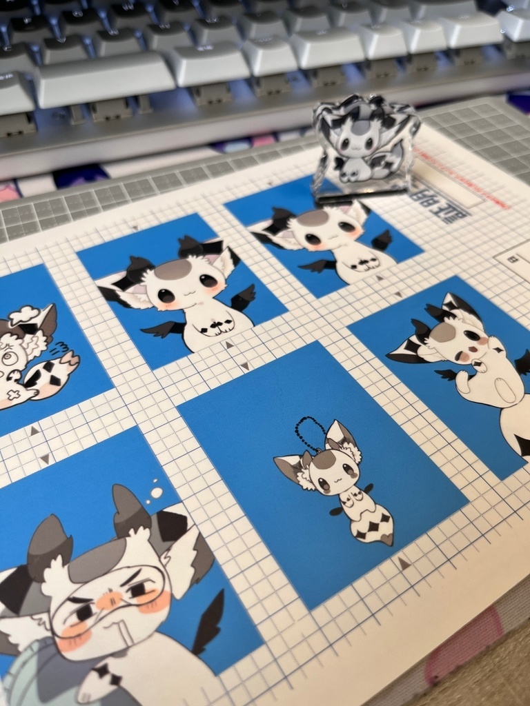 ラズ・証明写真風シール