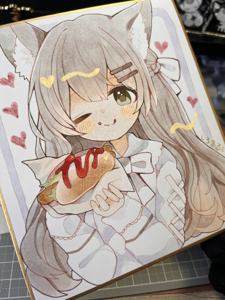 オリジナルミニ色紙（でりしゃす！）
