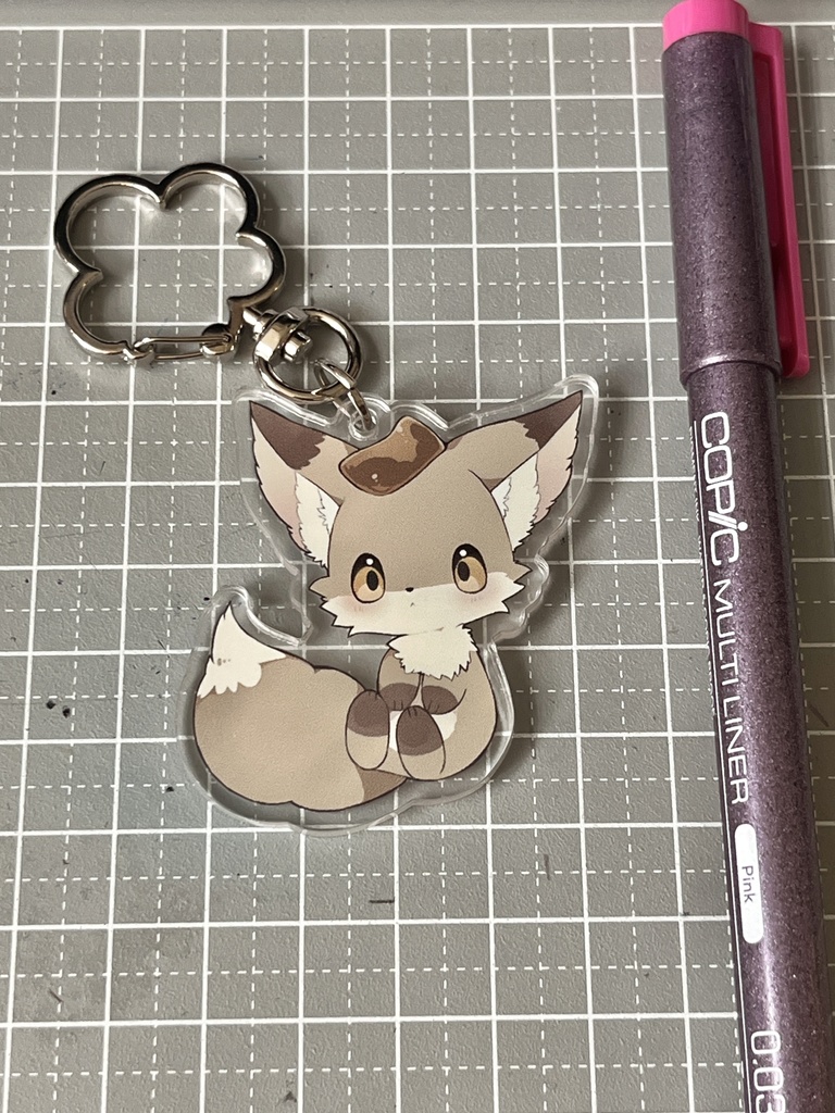 きつねさんアクキー