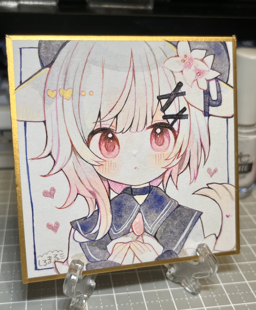 桜羽エマ豆色紙
