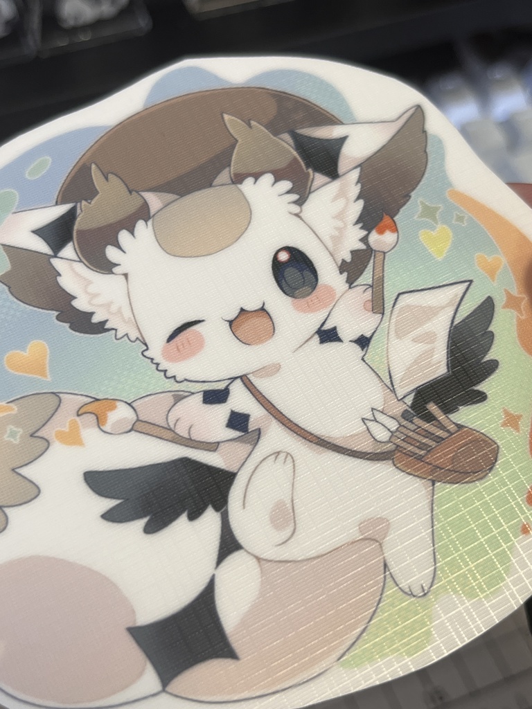 まるくてもふいステッカー