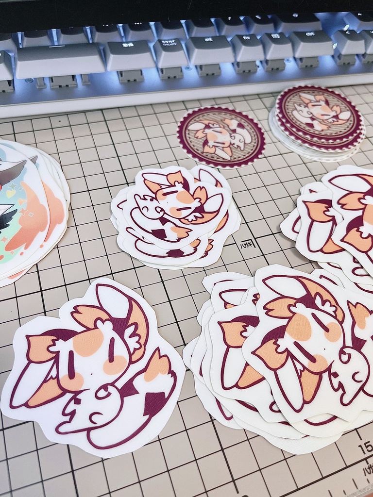 まるくてもふいステッカー