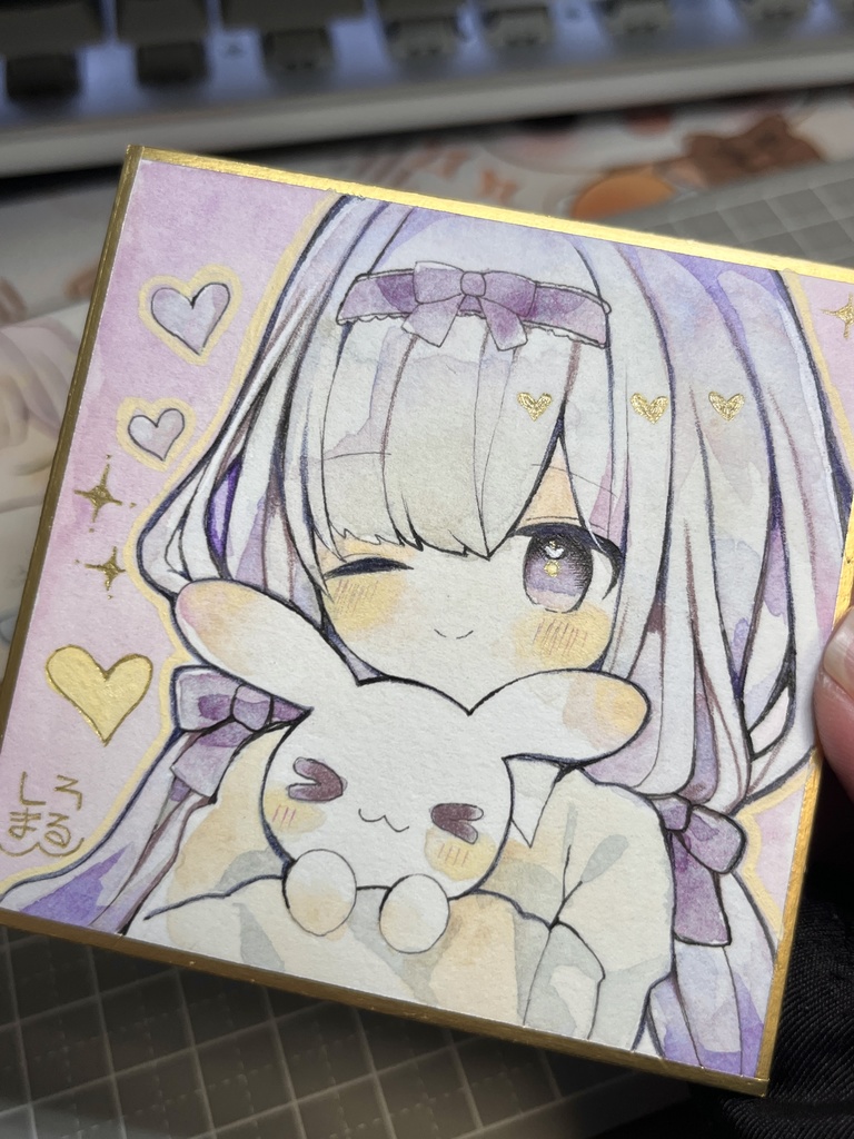 オリジナル豆色紙よんまい