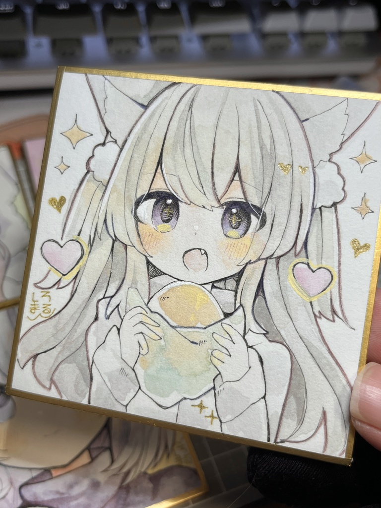 オリジナル豆色紙よんまい