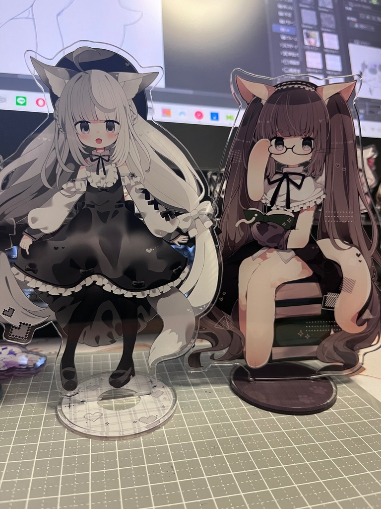 けもっこ2種類でかアクスタ