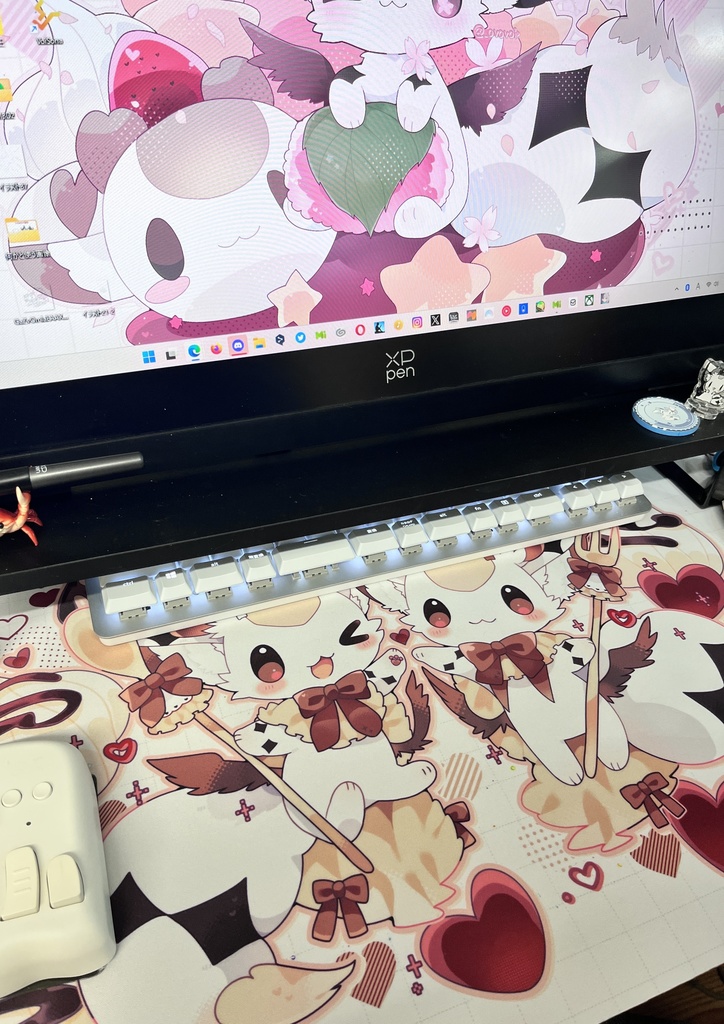 デスクマット（いちごチョコ）