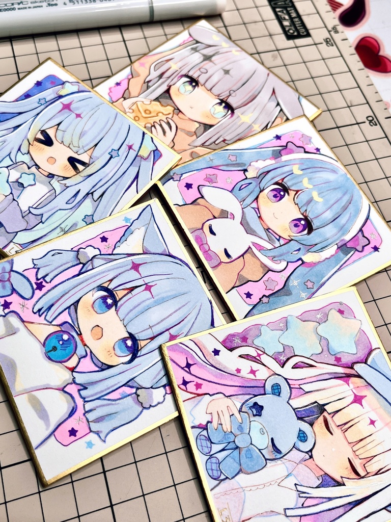 オリジナルちゃん豆色紙