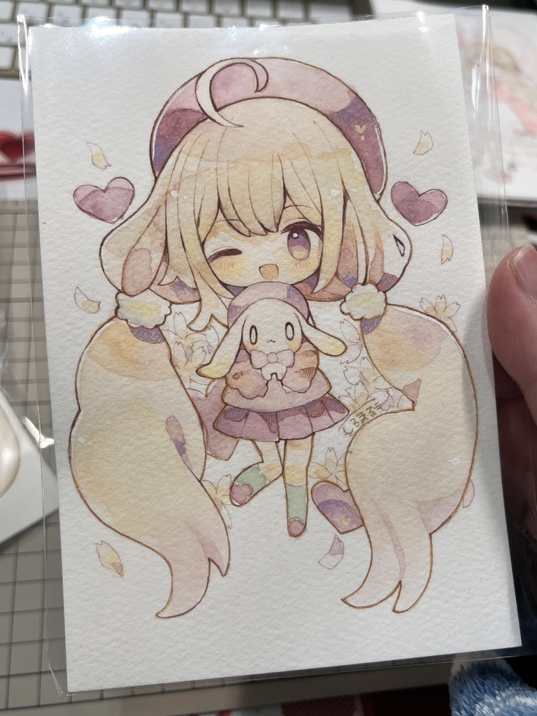 オリジナル桜ちゃん原画(ポストカードサイズ)