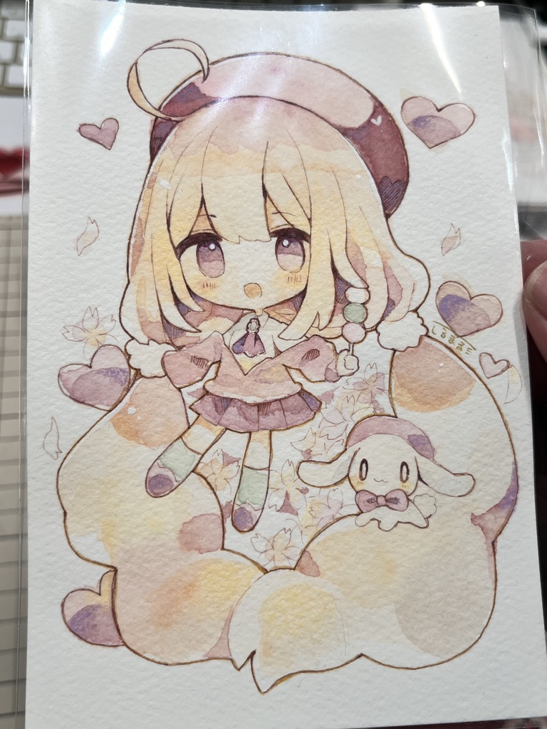オリジナル桜ちゃん原画(ポストカードサイズ)