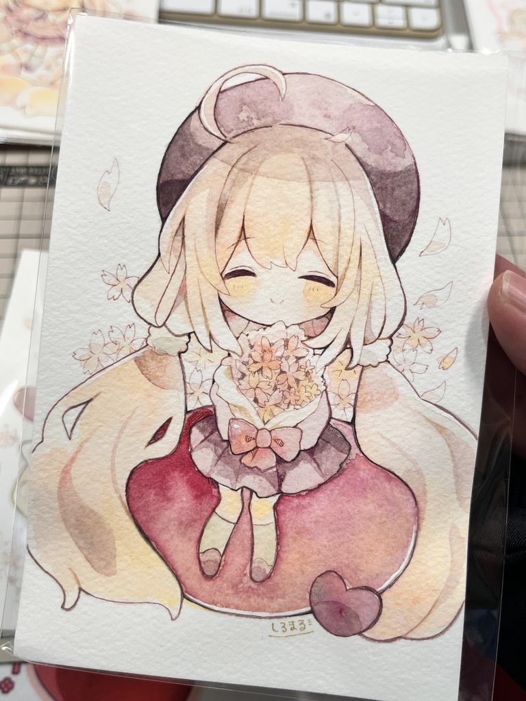 オリジナル桜ちゃん原画(ポストカードサイズ)