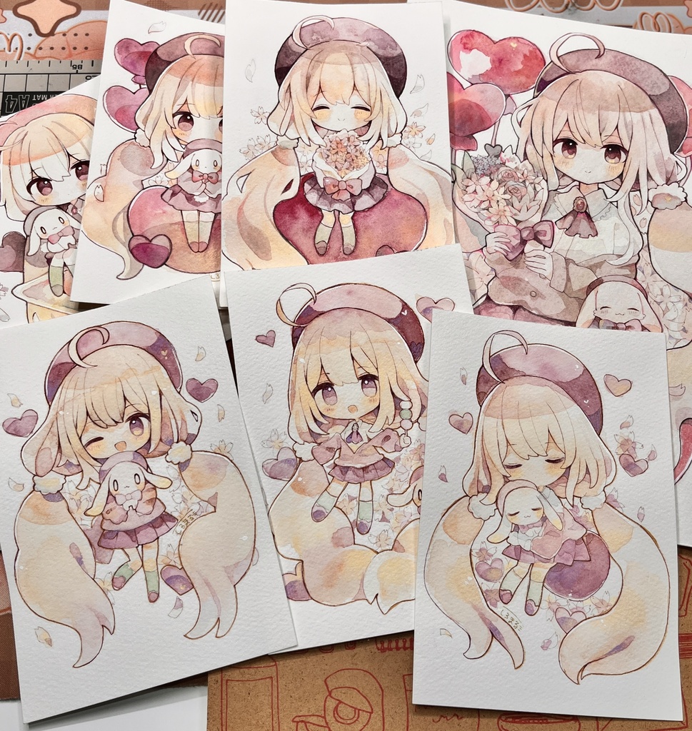 オリジナル桜ちゃん原画(ポストカードサイズ)