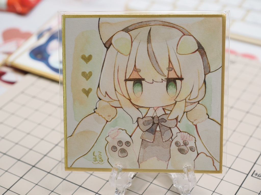 【オリジナル】透明水彩豆色紙（がおー）