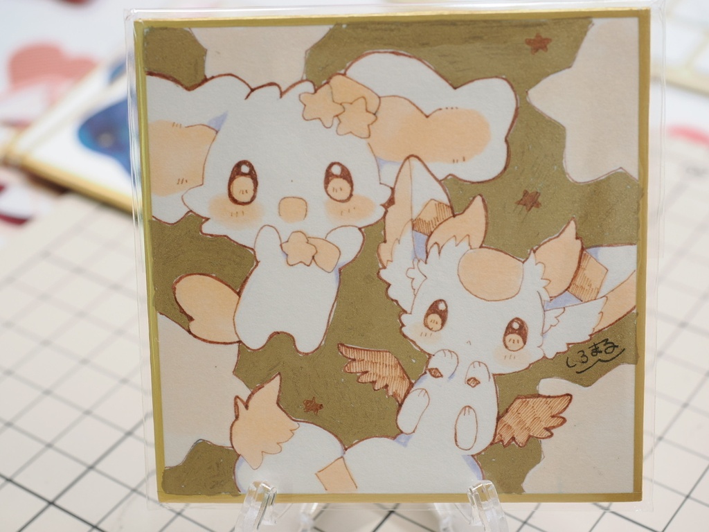 【ぽへもちさんコラボ色紙】2種類