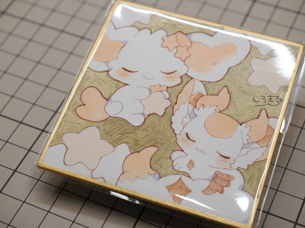 【ぽへもちさんコラボ色紙】2種類