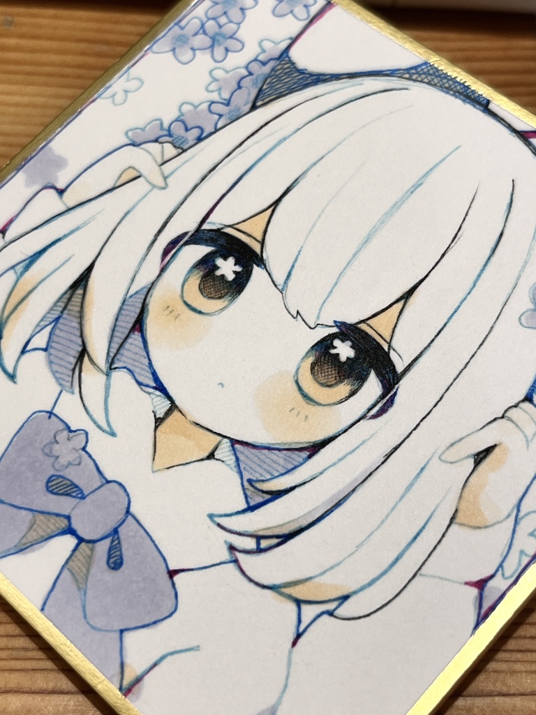 オリジナル豆色紙