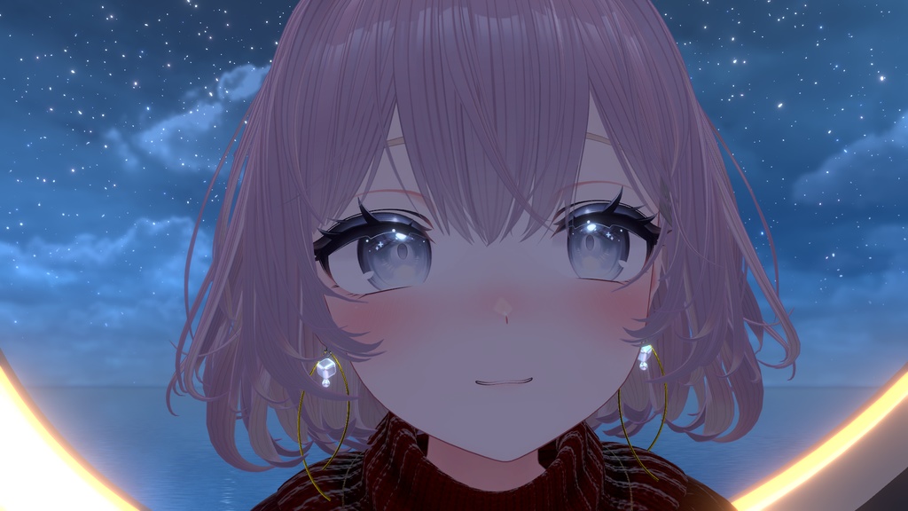 【無料配布中】氷雫宝石ピアス【Physborn対応】