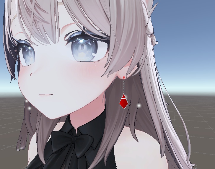 【無料配布中】ひし形ピアス【パーティクルあり、Physborn対応】