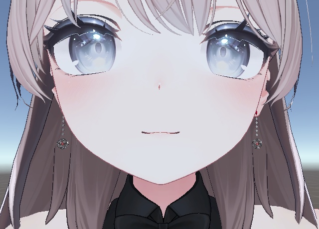 浮遊宝石ピアス【ユラユラ、アニメーションあり】