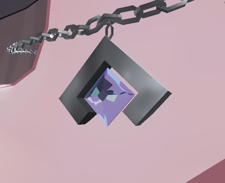 微振動宝石ネックレス【アニメーションつき】