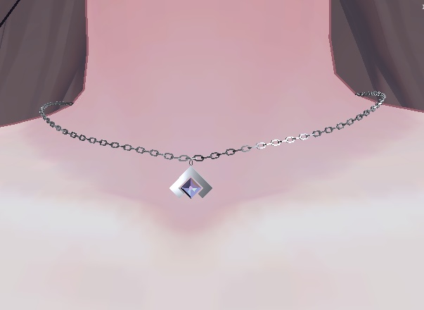微振動宝石ネックレス【アニメーションつき】