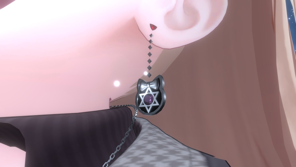 【50個限定無料!】【エクモチーフ】アクセ3点セット【MA対応、ユラユラ・魔法風ギミック付き】