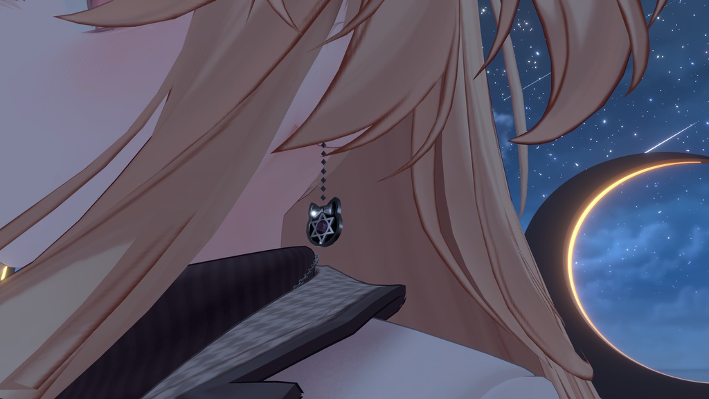 【50個限定無料!】【エクモチーフ】アクセ3点セット【MA対応、ユラユラ・魔法風ギミック付き】