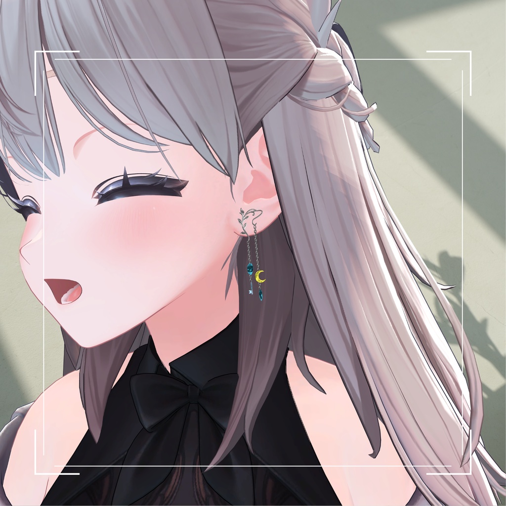 つきしずく【使い道いろいろ】(ピアス、髪・胸飾り、靴のアクセントにも!)