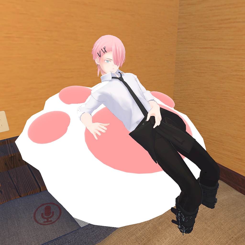 (無料)【VRChat】肉球クッション FBX unitypackage