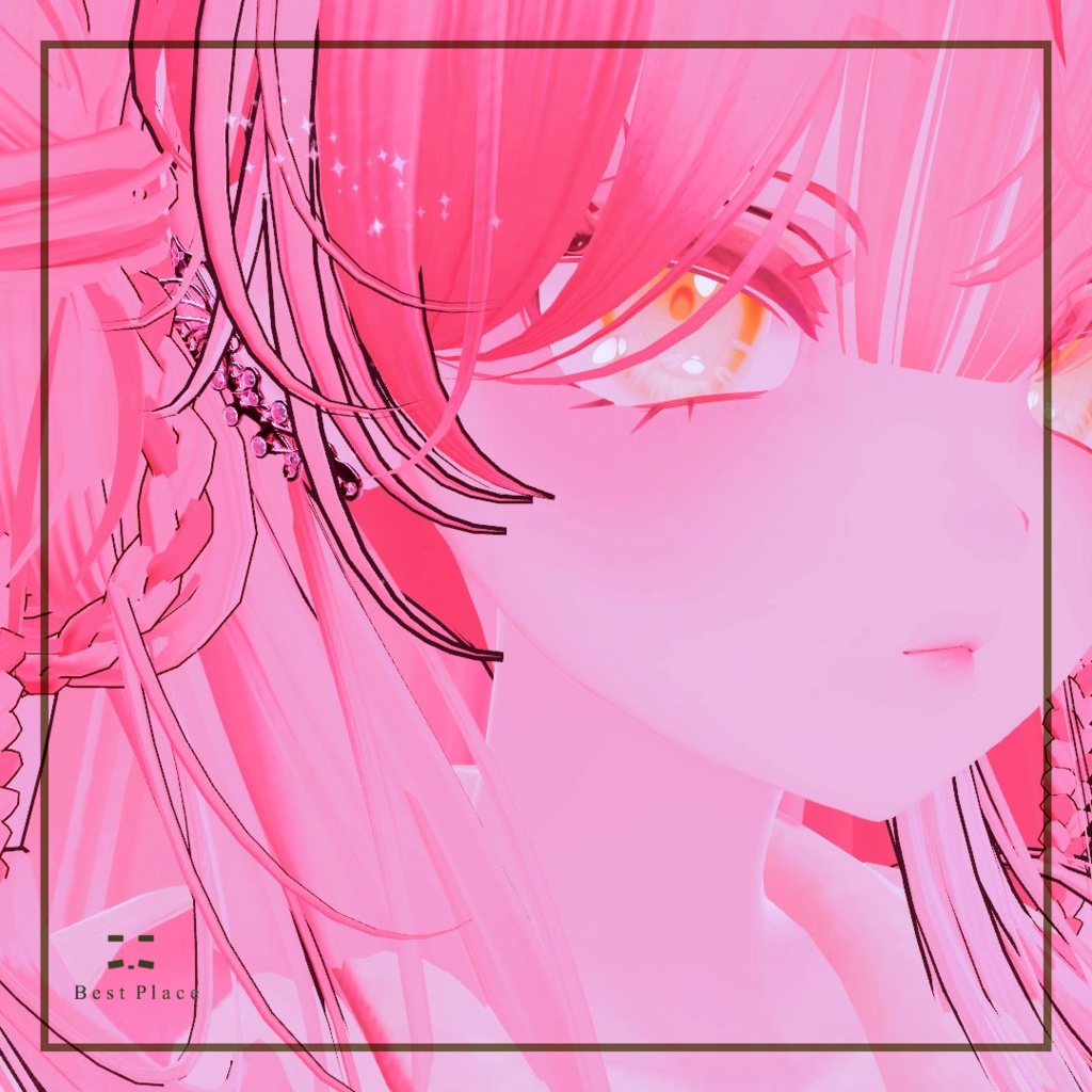 💎VRChat accessory💎 Punk style earring set【8Color×8Color MA 16Avatar対応】