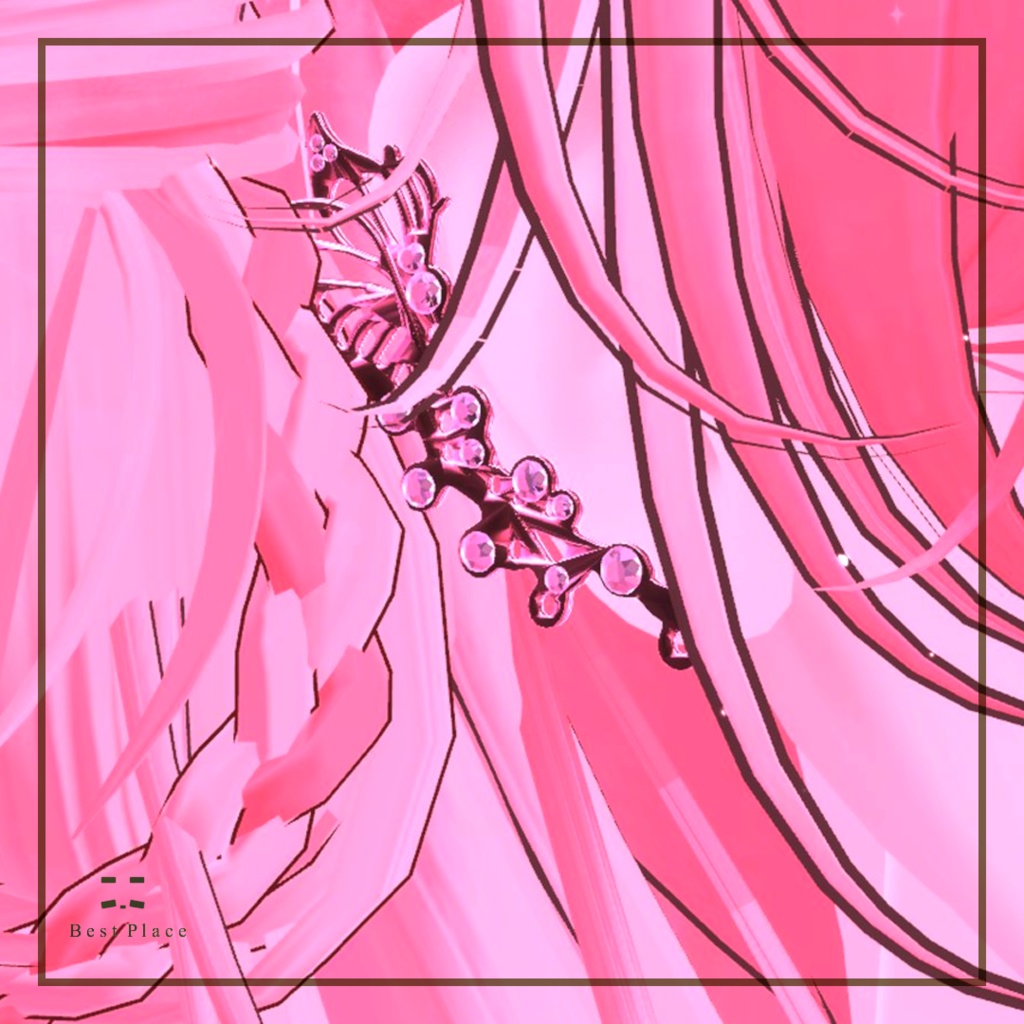 💎VRChat accessory💎 Punk style earring set【8Color×8Color MA 16Avatar対応】